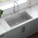 31-inch Undermount Kitchen Sink 16 Gauge Stainless Steel Single Bowl