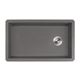 31 x 19 inch Undermount Granite Composite Single Bowl Kitchen Sink