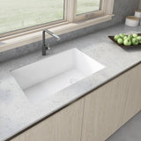 31 x 19 inch Undermount Granite Composite Single Bowl Kitchen Sink