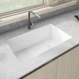 31 x 19 inch Undermount Granite Composite Single Bowl Kitchen Sink