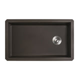 31 x 19 inch Undermount Granite Composite Single Bowl Kitchen Sink