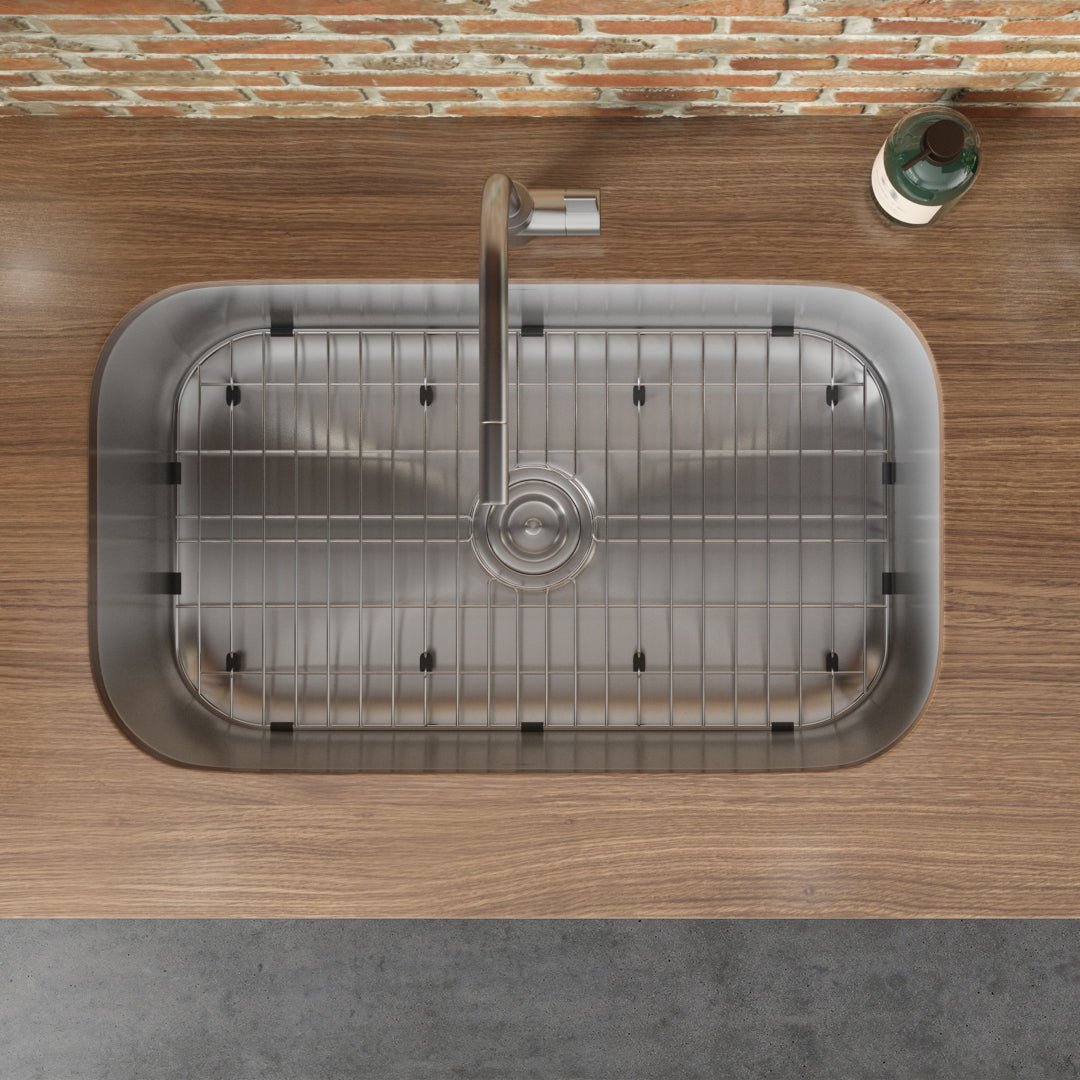 32-inch Undermount 16 Gauge Stainless Steel Kitchen Sink Single Bowl