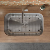 32-inch Undermount 16 Gauge Stainless Steel Kitchen Sink Single Bowl