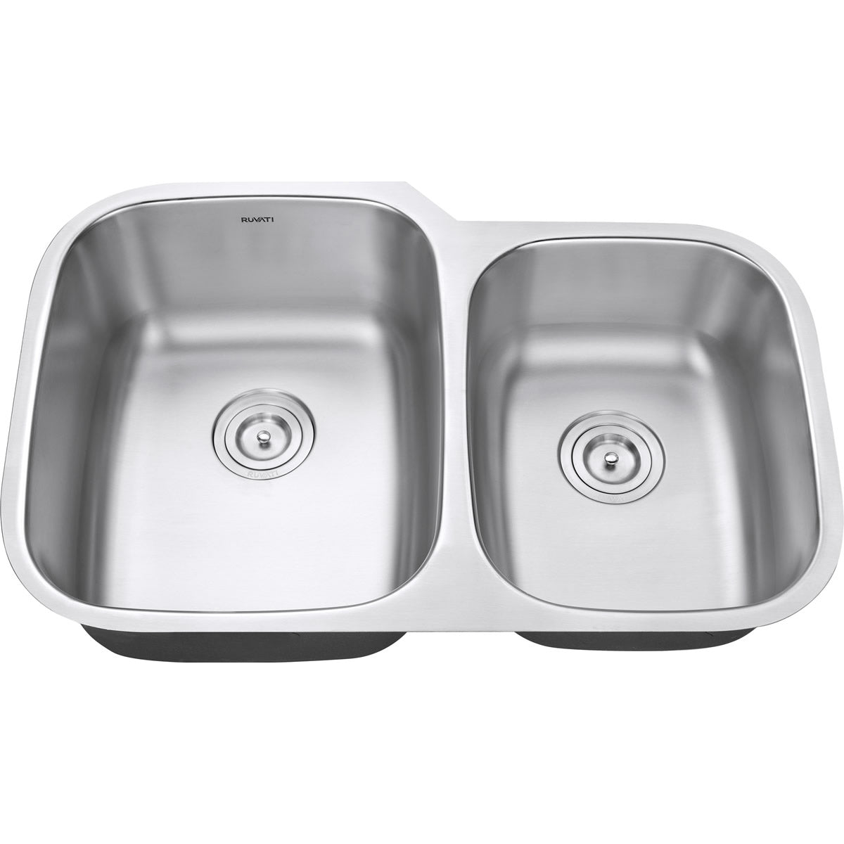 32-inch Undermount Double Bowl 16 Gauge Stainless Steel Kitchen Sink