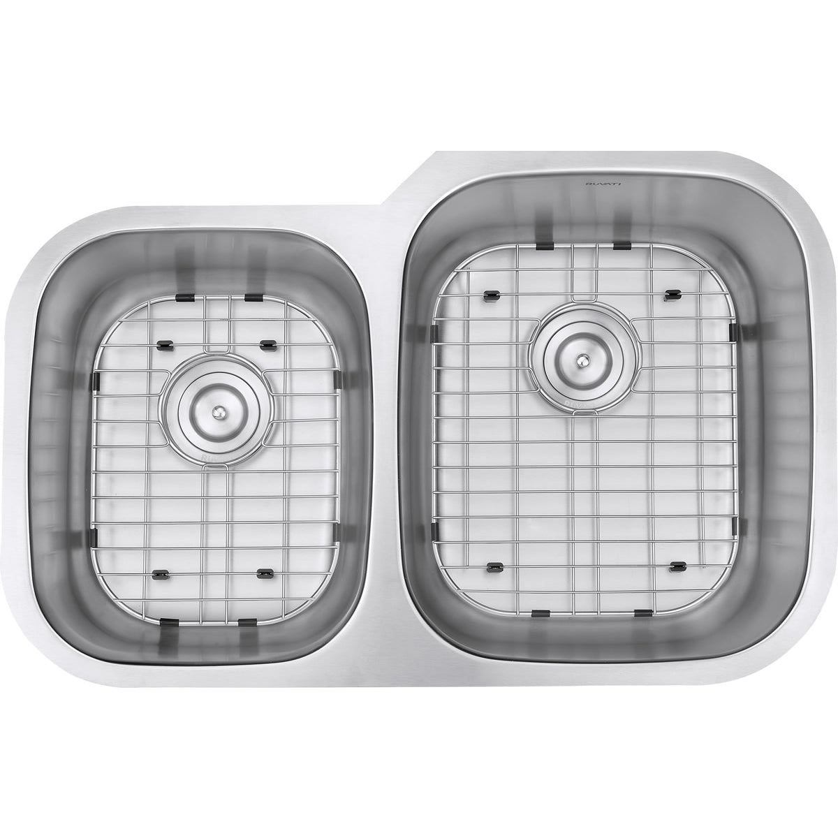32-inch Undermount Double Bowl 16 Gauge Stainless Steel Kitchen Sink