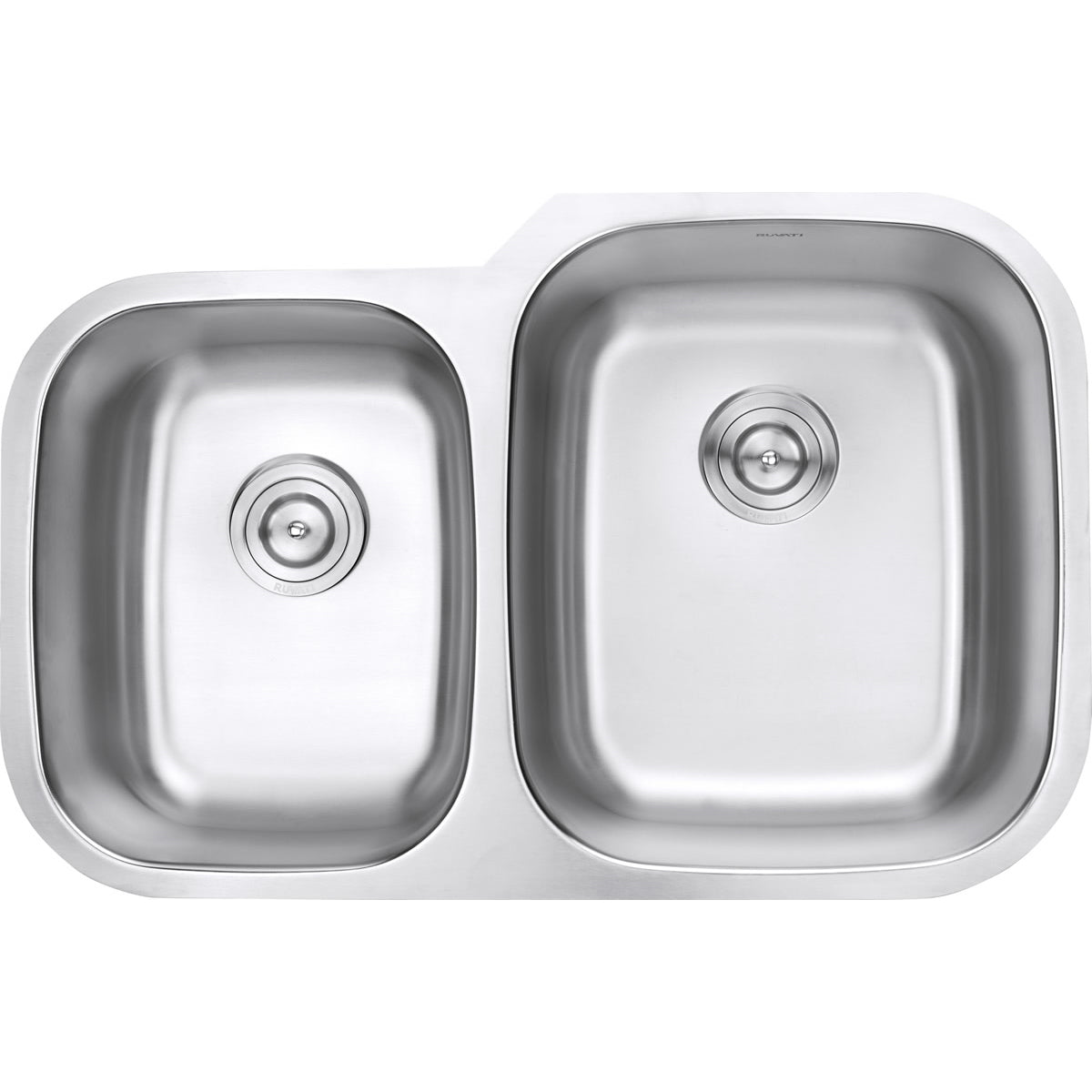 32-inch Undermount Double Bowl 16 Gauge Stainless Steel Kitchen Sink