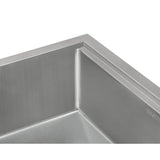 32-inch Workstation Ledge Tight Radius Undermount 16 Gauge Kitchen Sink Single Bowl