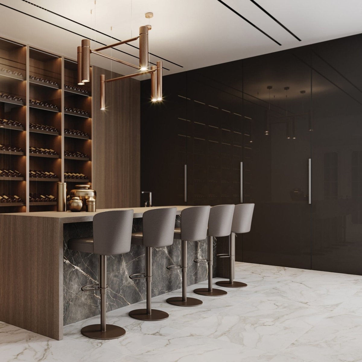32 X 32 In La Marca Calacatta Honed Rectified Glazed Porcelain