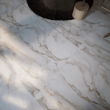 32 x 32 in. La Marca Calacatta Paonazzo Polished Rectified Glazed Porcelain Wall Tile