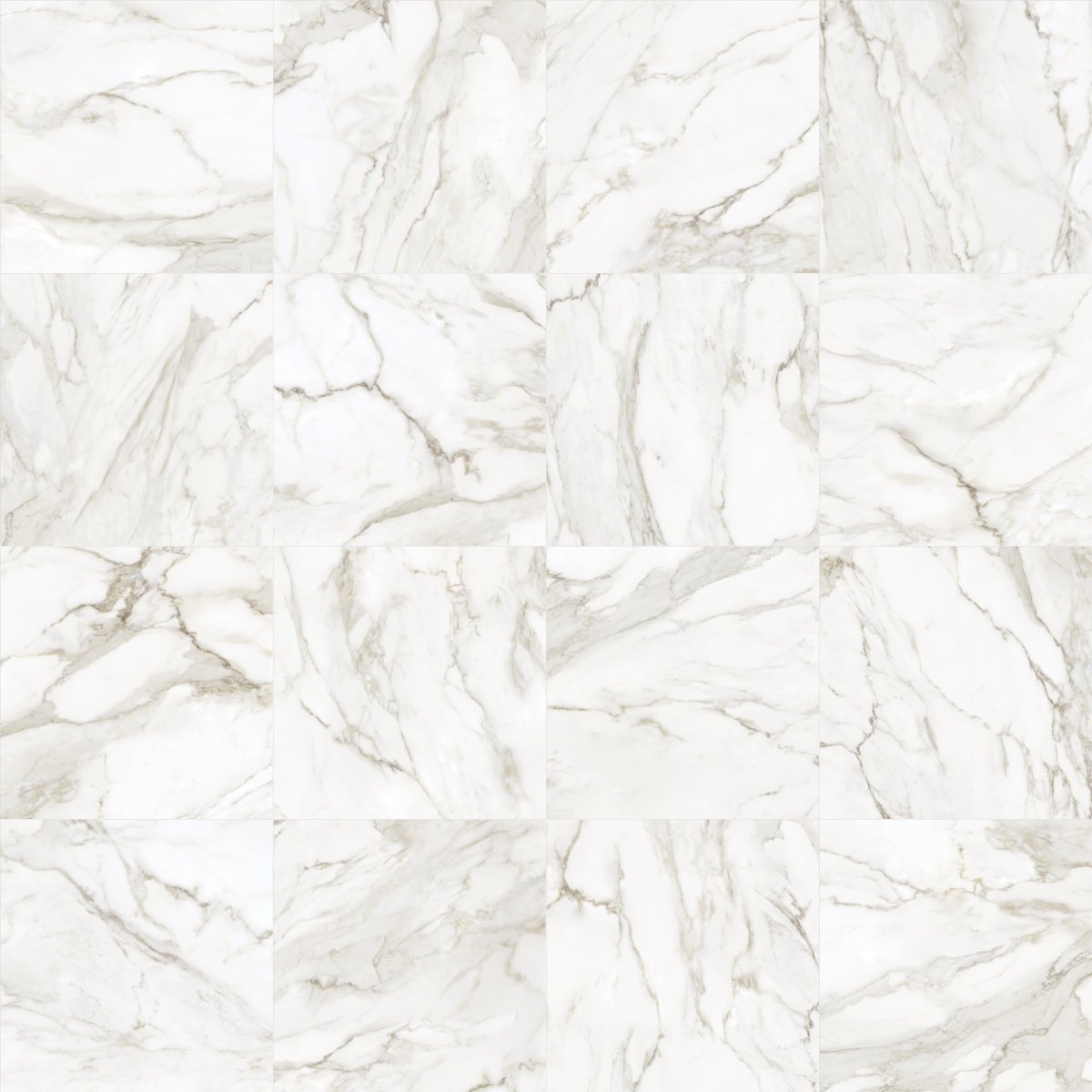 32 x 32 in. La Marca Calacatta Paonazzo Polished Rectified Glazed Porcelain Wall Tile