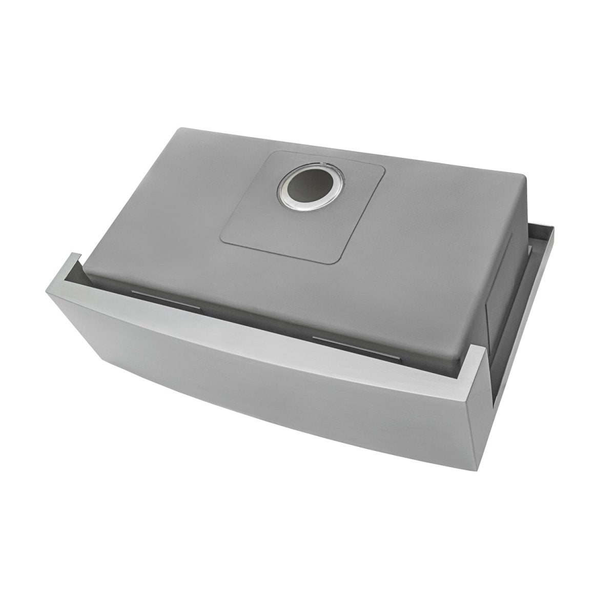 33-inch Apron-front Workstation Farmhouse Kitchen Sink 16 Gauge Stainless Steel Single Bowl