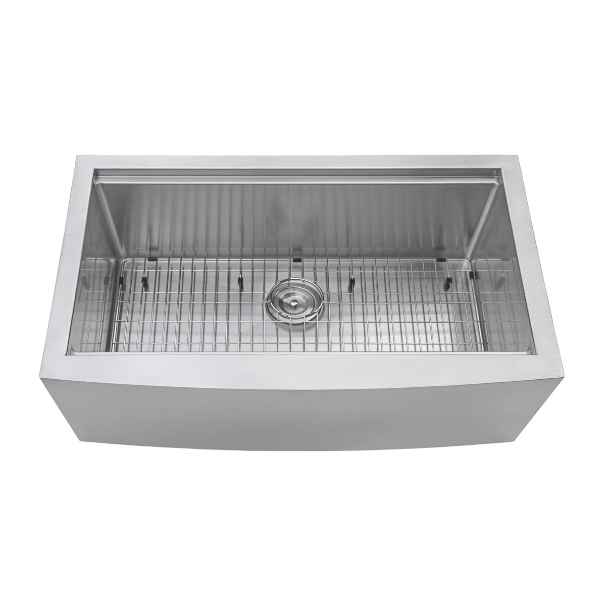 33-inch Apron-front Workstation Farmhouse Kitchen Sink 16 Gauge Stainless Steel Single Bowl