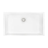 33 x 19 inch Granite Composite Undermount Single Bowl Kitchen Sink