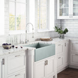 33 x 20 inch Fireclay Reversible Farmhouse Apron-Front Kitchen Sink Single Bowl