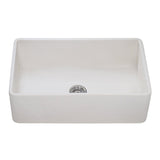 33 x 20 inch Fireclay Reversible Farmhouse Apron-Front Kitchen Sink Single Bowl