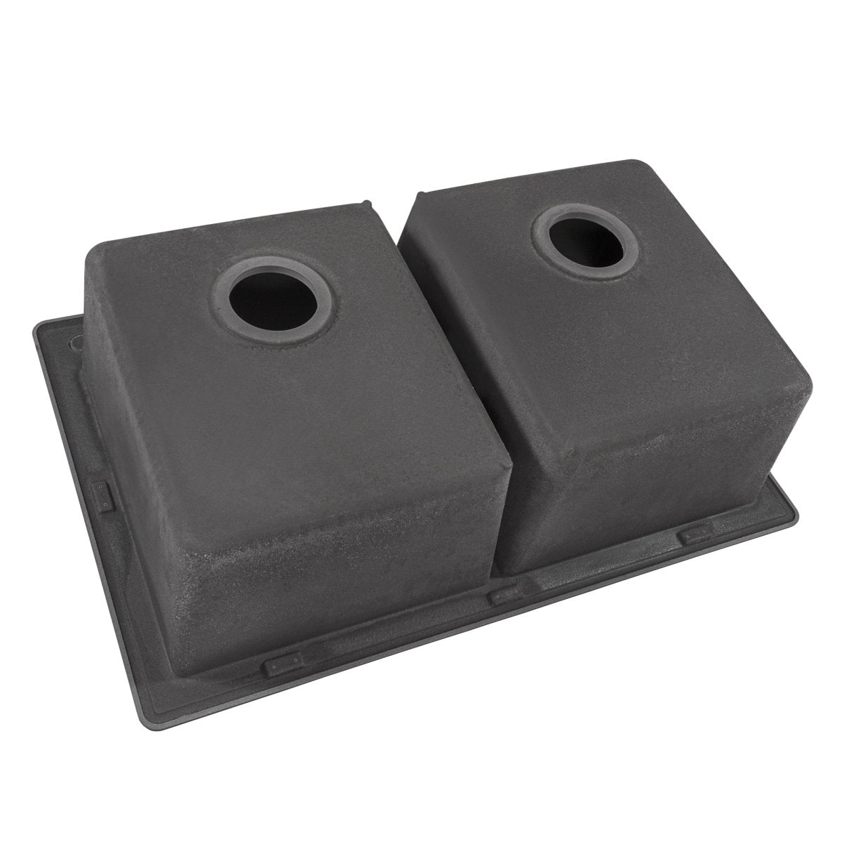 33 x 22 inch Dual-Mount Granite Composite Double Bowl