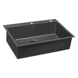 33 x 22 inch Stainless Steel Drop-in Topmount Kitchen Sink 16 Gauge Single Bowl