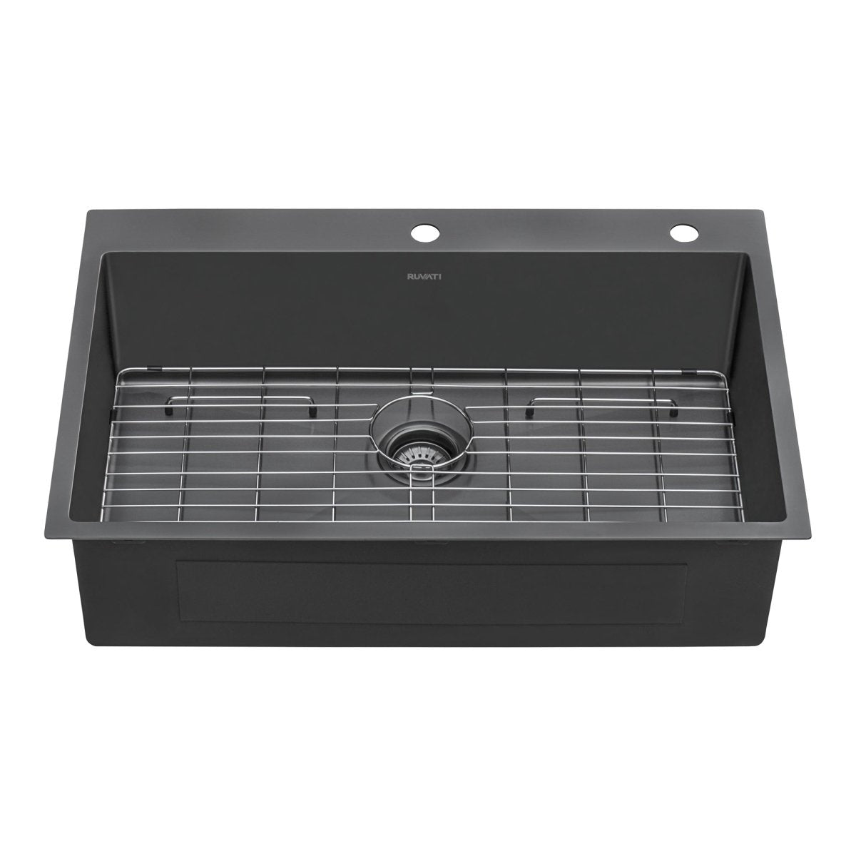 33 x 22 inch Stainless Steel Drop-in Topmount Kitchen Sink 16 Gauge Single Bowl
