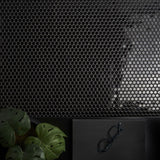 3/4 in. Soho Retro Black Penny Round Glossy Glazed Porcelain Mosaic