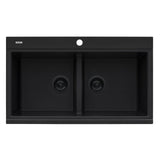 34 inch Topmount Workstation Ledge Granite Composite Kitchen Sink