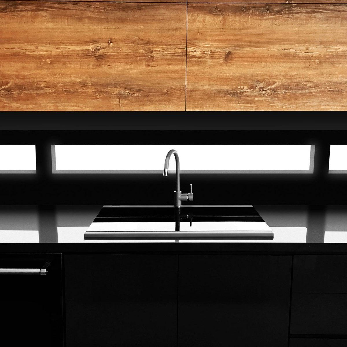 34 inch Topmount Workstation Ledge Granite Composite Kitchen Sink