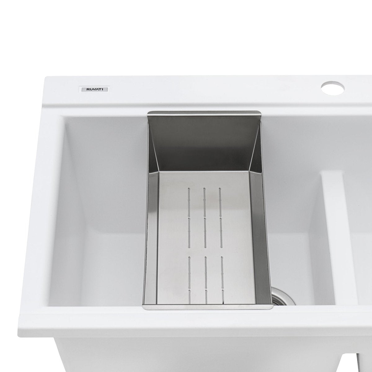 34 inch Topmount Workstation Ledge Granite Composite Kitchen Sink