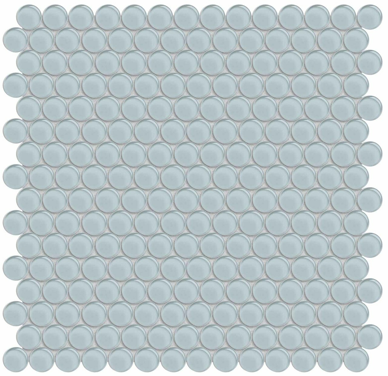 Penny Round Element Skylight Light Colors Glass Mosaic