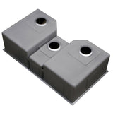 35" Triple Bowl Undermount 16 Gauge Stainless Steel Kitchen Sink - RVH8500