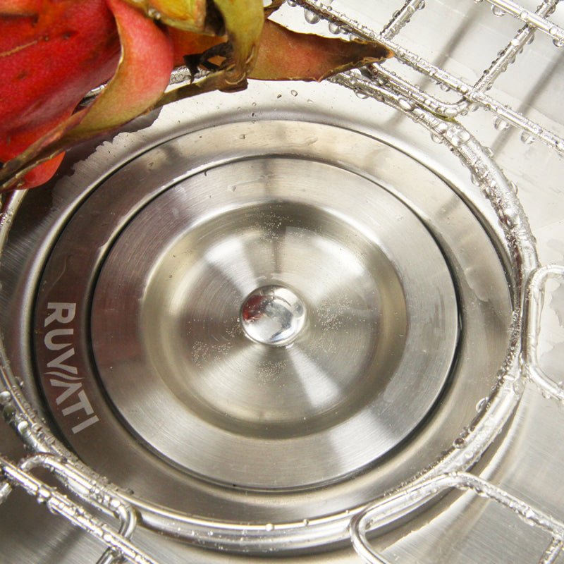 35" Triple Bowl Undermount 16 Gauge Stainless Steel Kitchen Sink - RVH8500