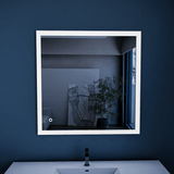 36 in. x 36 in. LED Lighted Bathroom Vanity Mirror, Anti-Fog, Touch Button, Adjustable Color Temperature & Remembrance, Wall Mounted Makeup Mirror, CRI 90+, Window Style