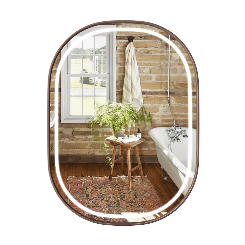 36 in. x 48 in. LED Lighted Bathroom Vanity Mirror, Anti-Fog, CRI 90+, Adjustable Color Temperature & Remembrance, Lighted Makeup Mirrors, Neu-U Style