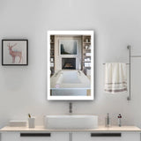 36 in. x 48 in. LED Lighted Bathroom Vanity Mirror, Touch Switch, Anti-Fog, Adjustable Color Temperature With Remembrance, CRI 90+, Wall Mounted, Lighted Makeup Mirrors, Window Style