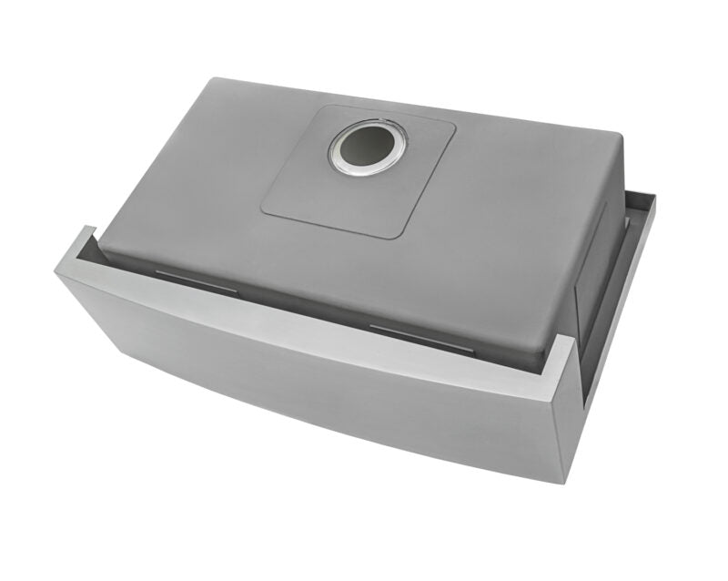 36-inch Apron-front Workstation Farmhouse Kitchen Sink 16 Gauge Stainless Steel Single Bowl