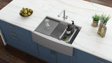 36-inch Apron-front Workstation Farmhouse Kitchen Sink 16 Gauge Stainless Steel Single Bowl