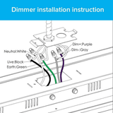 360° 3 Step Dimming Motion & Daylight Sensor for Linear High bay - 49ft max height - Frosted