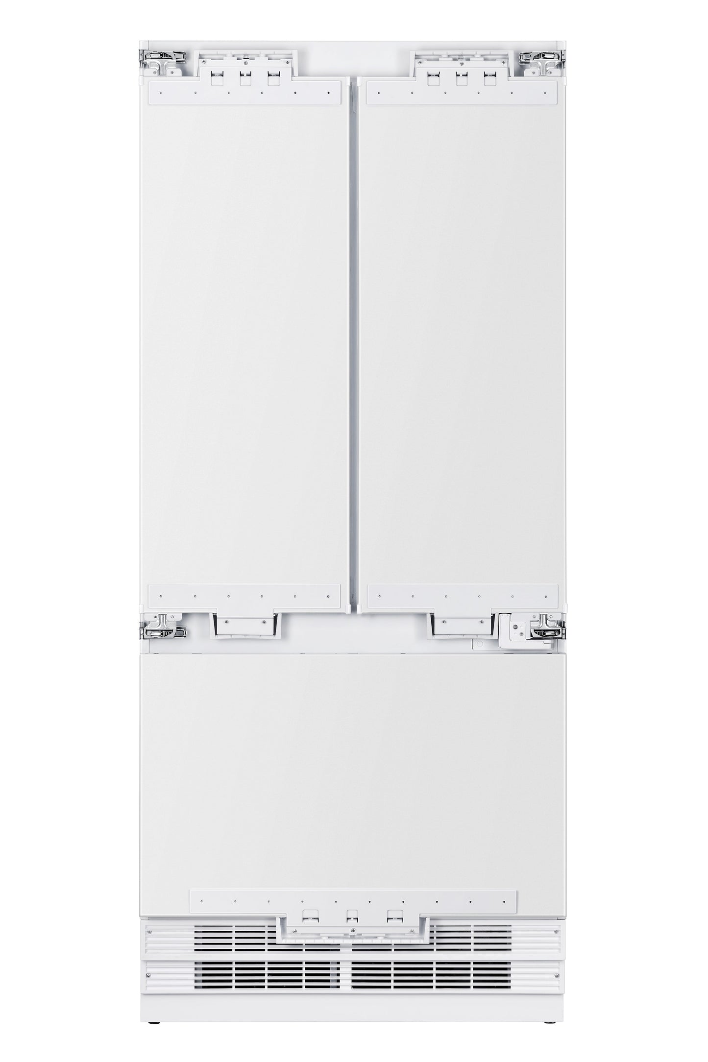 36 in. Width 19 6 cu. ft. French Door Built In Refrigerator in Custom Panel Ready Counter Depth