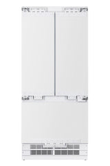 36 in. Width 19 6 cu. ft. French Door Built In Refrigerator in Custom Panel Ready Counter Depth