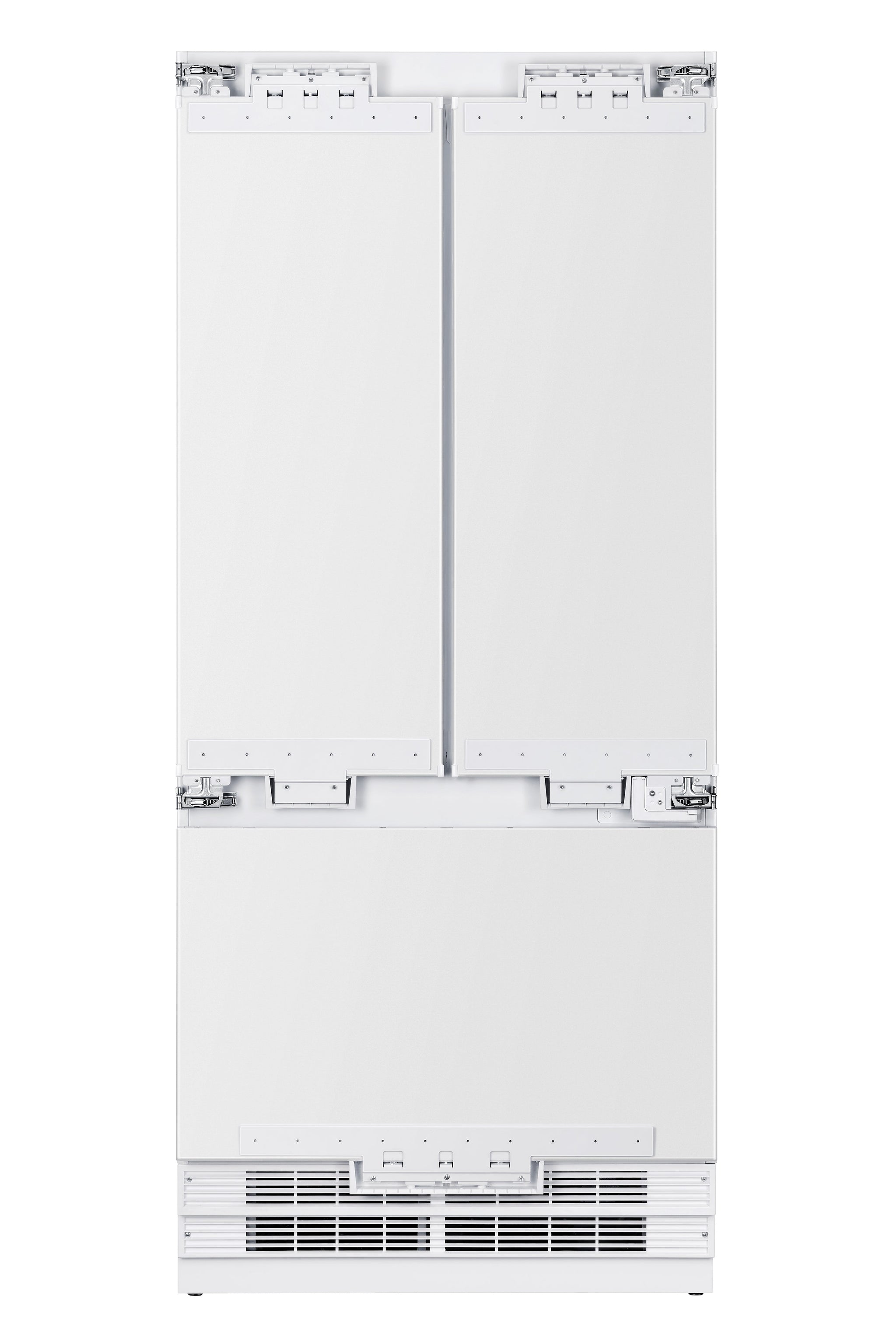 36 in. Width 19 6 cu. ft. French Door Built In Refrigerator in Custom Panel Ready Counter Depth