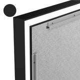 Frontlit/Backlit LED Lighted Bathroom Vanity Mirror with Frame, Anti-Fog, Touch Button, CRI 90+, Adjustable CCT & Memory, Magnum Style
