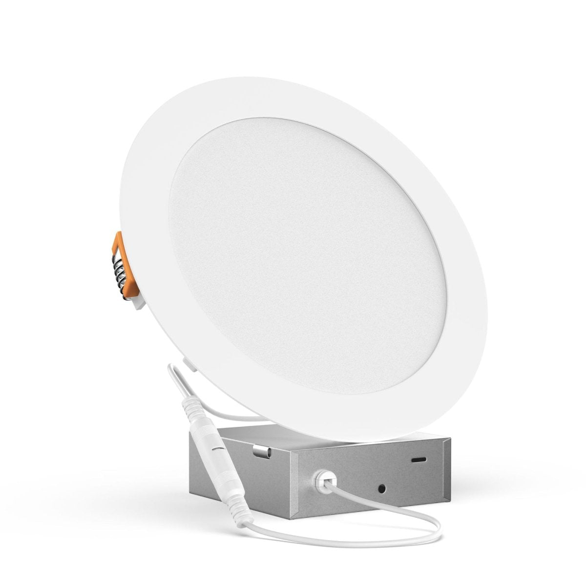 4" 9W LED Slim Panel Recessed Ceiling Light CCT Changeable 2700k 3000K 3500K 4000K 5000K, with Junction Box, Round