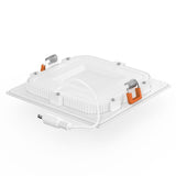 4" 9W LED Slim Panel Recessed Ceiling Light CCT Changeable 2700K 3000K 3500K 4000K 5000K, with Junction Box, Square