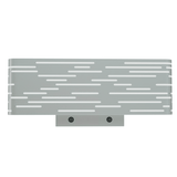 4-Light, 18"W Bedside Headboard Light, Rectangular Shape, Material: Metal + Acrylic, Twinkle Glossy Finish, 110V, ETL, w/ on/off Rocker Switch, Wall Mounted Light