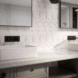 4 X 12 In La Marca Arabescato Polished Rectified Glazed Porcelain