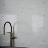 4 x 12 in. Mayfair Statuario Venato Polished Rectified Glazed Porcelain Tile