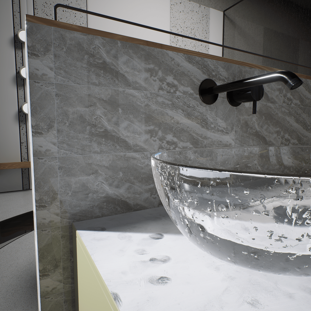 4 X 12 In Mayfair Stella Argento Polished Rectified Glazed Porcelain