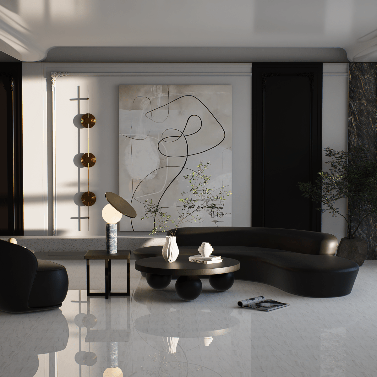 4 X 12 In Mayfair Suave Bianco Polished Rectified Glazed Porcelain