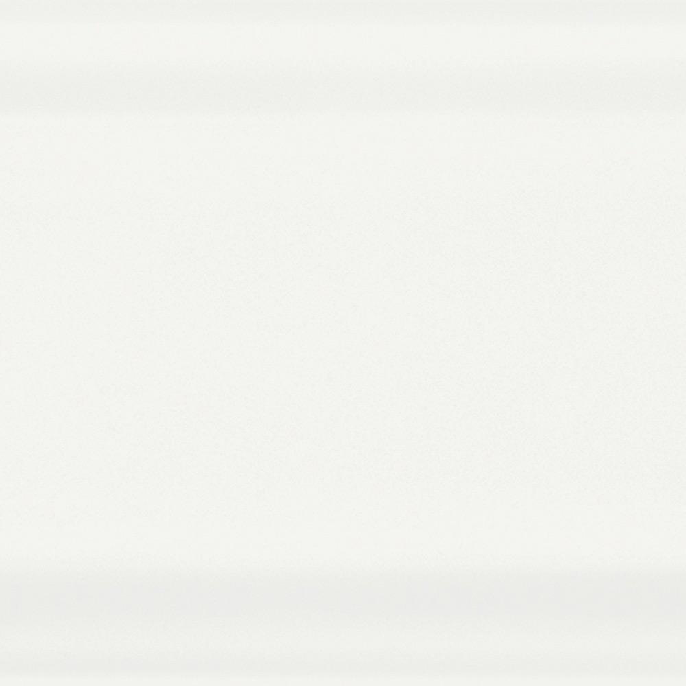 4 x 12 in. Soho Canvas White Beveled Glossy Pressed Glazed Ceramic Wall Tile