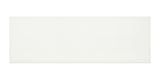 4 x 12 in. Soho Canvas White Glossy Pressed Glazed Ceramic Wall Tile