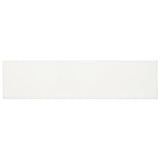 4 X 16 In Soho Canvas White Light Colors Matte Pressed Glazed Ceramic