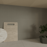 4 X 16 In Soho Cement Chic Dark Colors Matte Pressed Glazed Ceramic